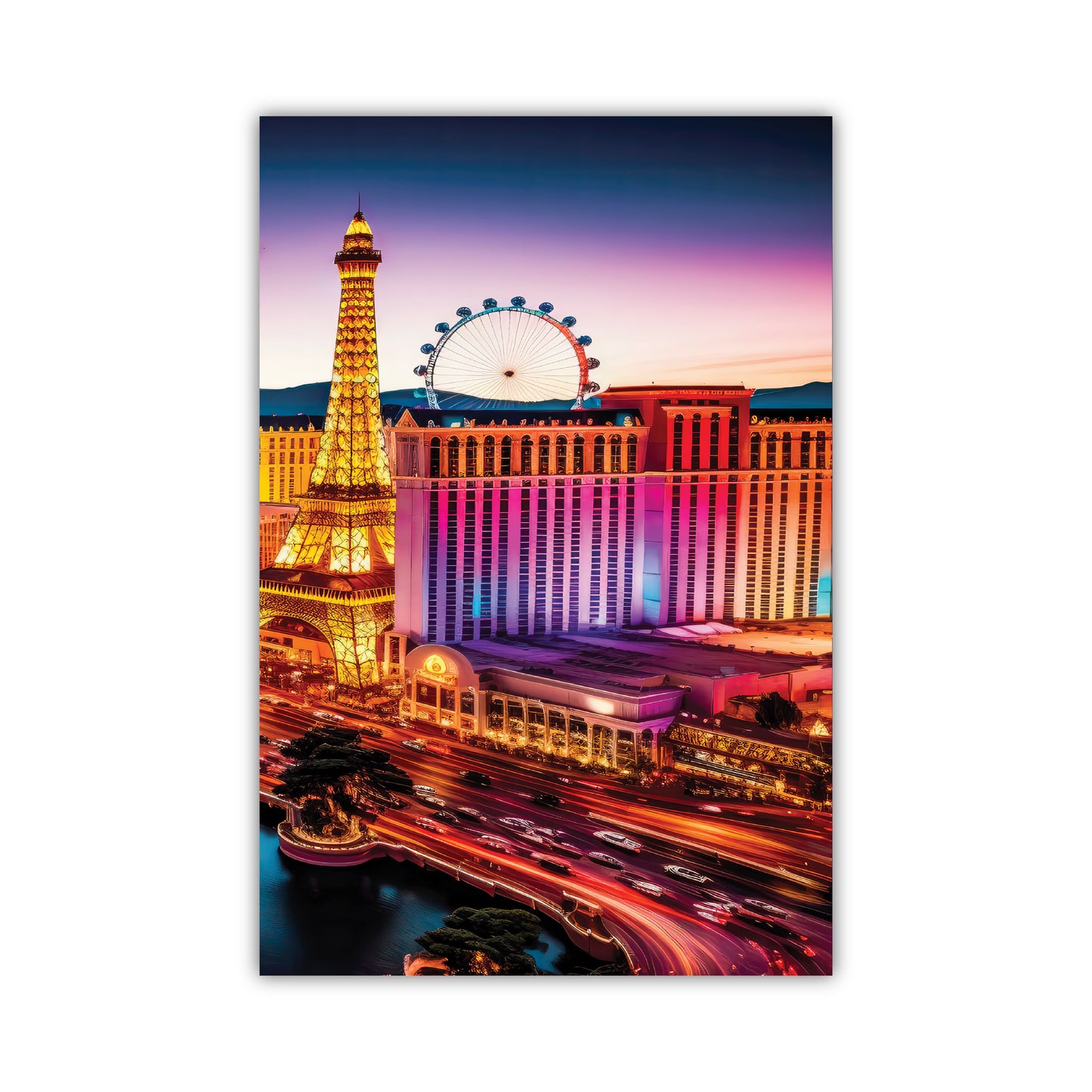 Vegas Glow Acrylic Wall Art