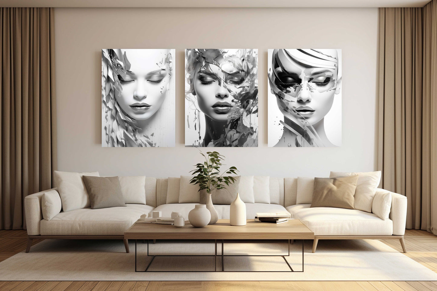 Radiant Goddess Acrylic Wall Art