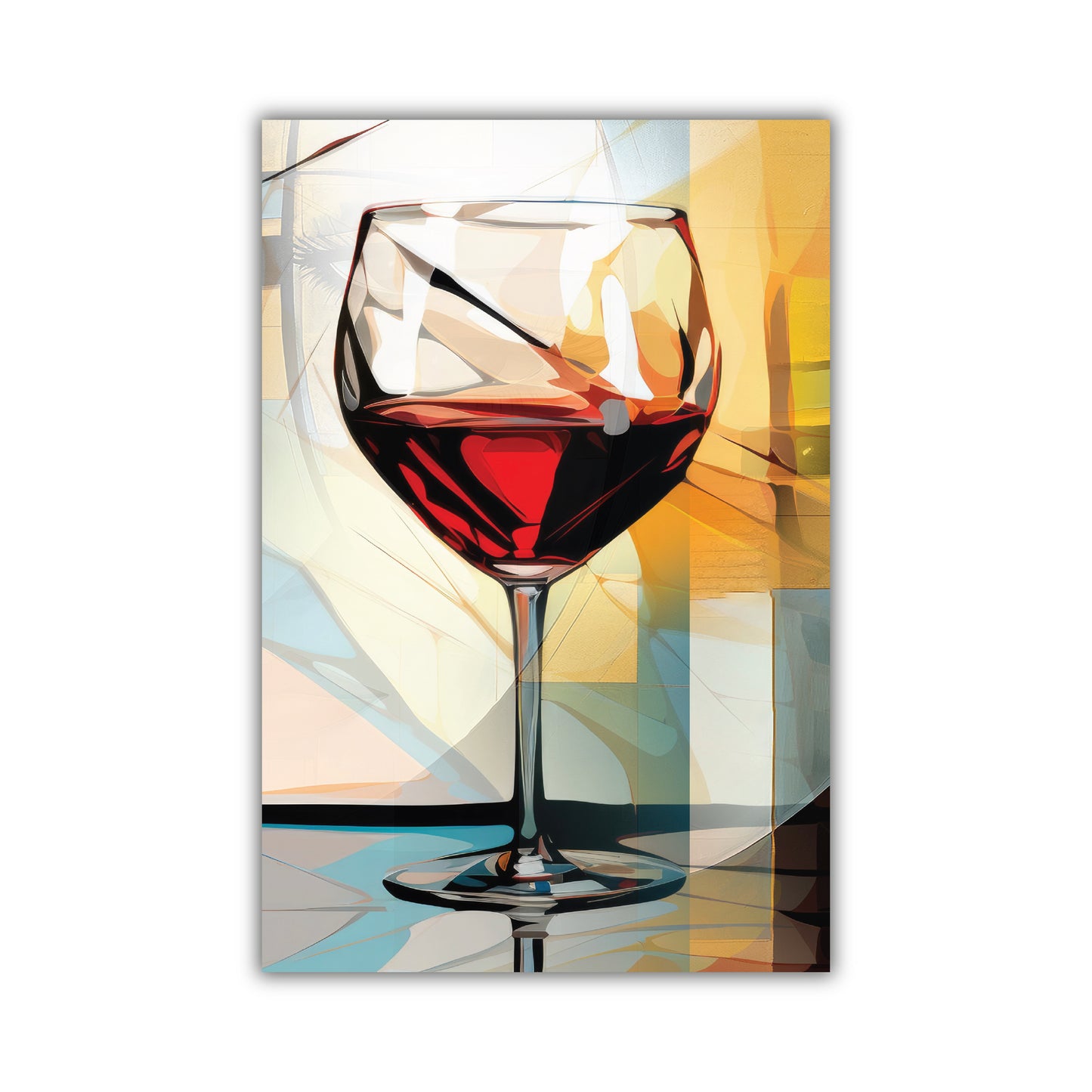Vino & Visages Acrylic Wall Art