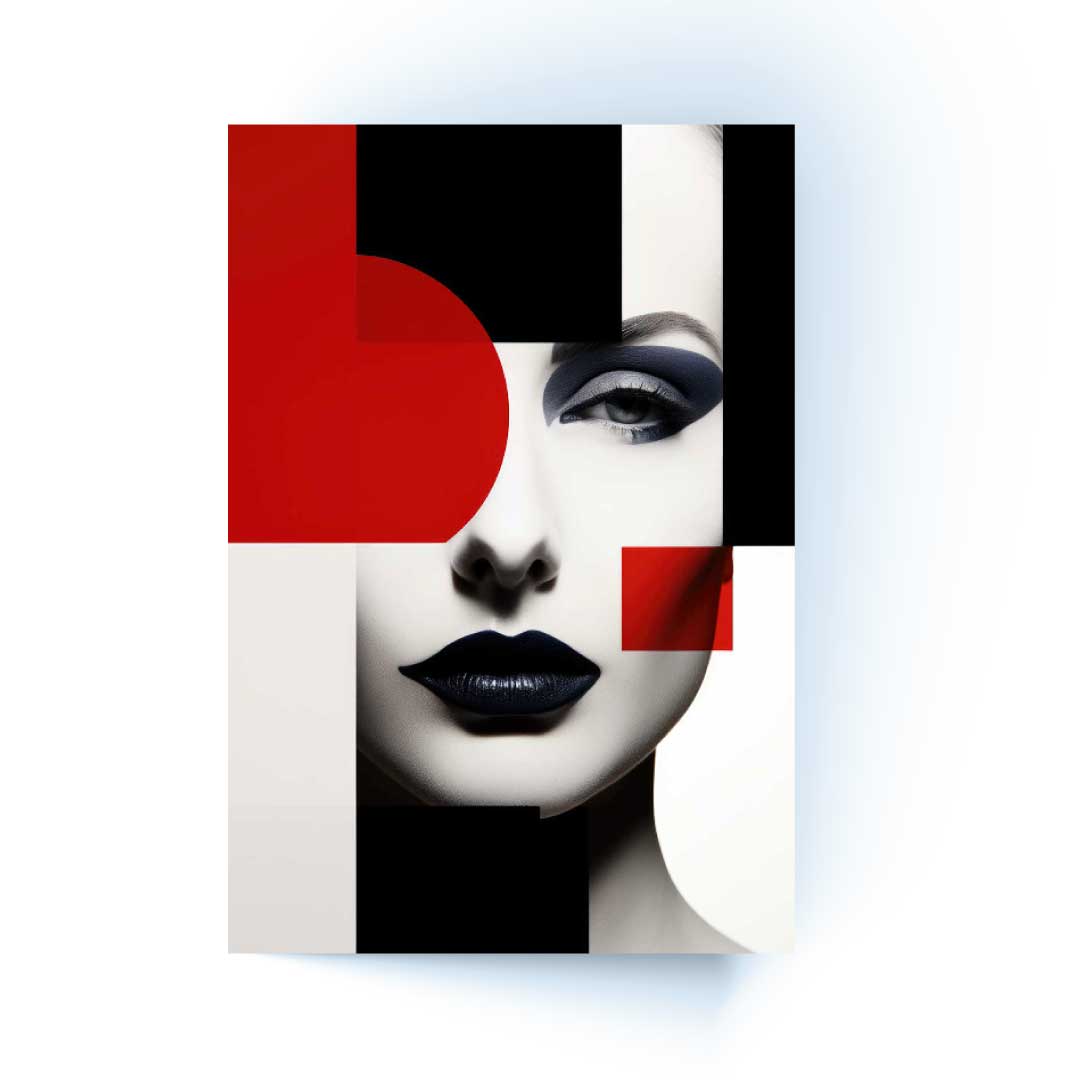 Fragmented Beauty Acrylic Wall Art