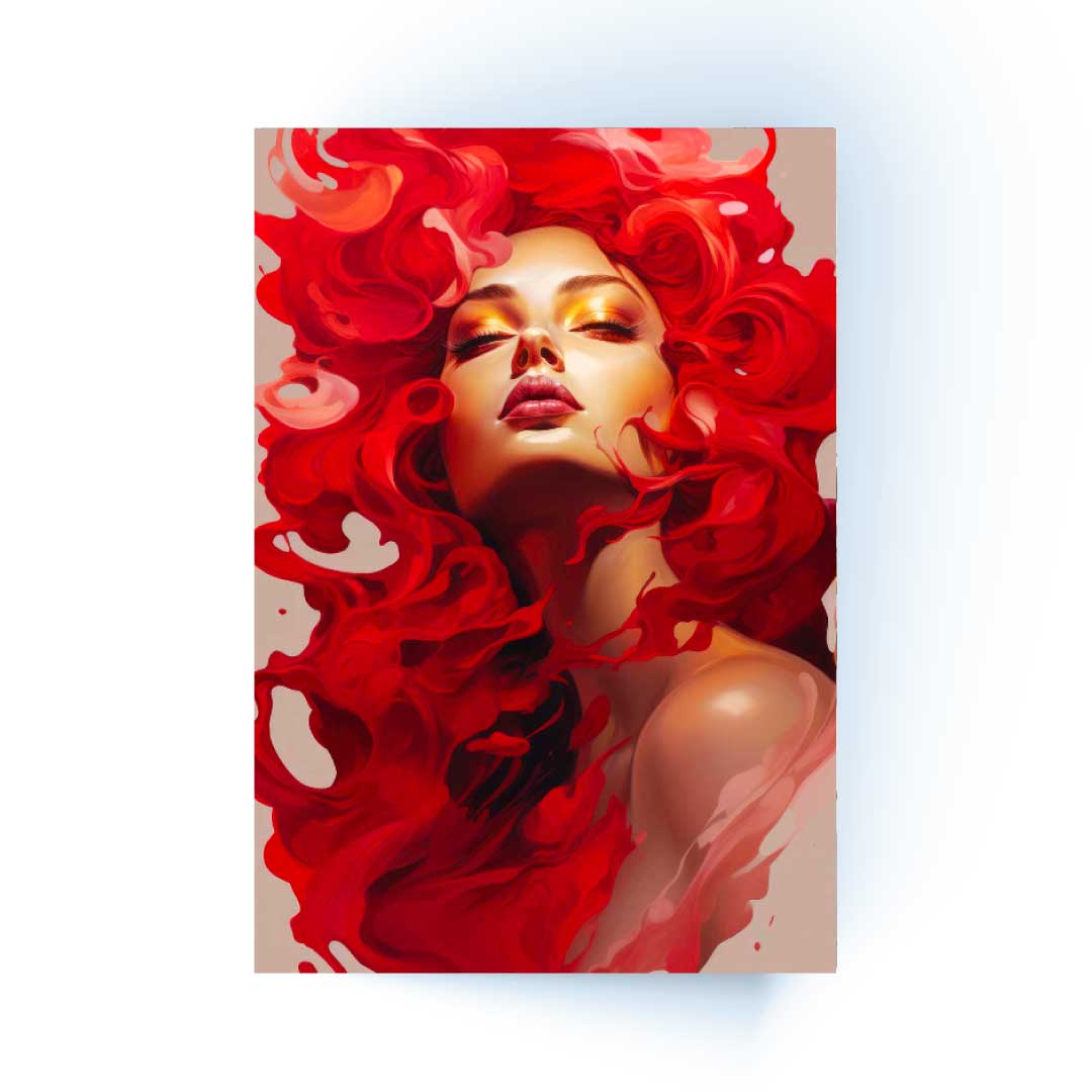 Flame of Passion Acrylic Wall Art