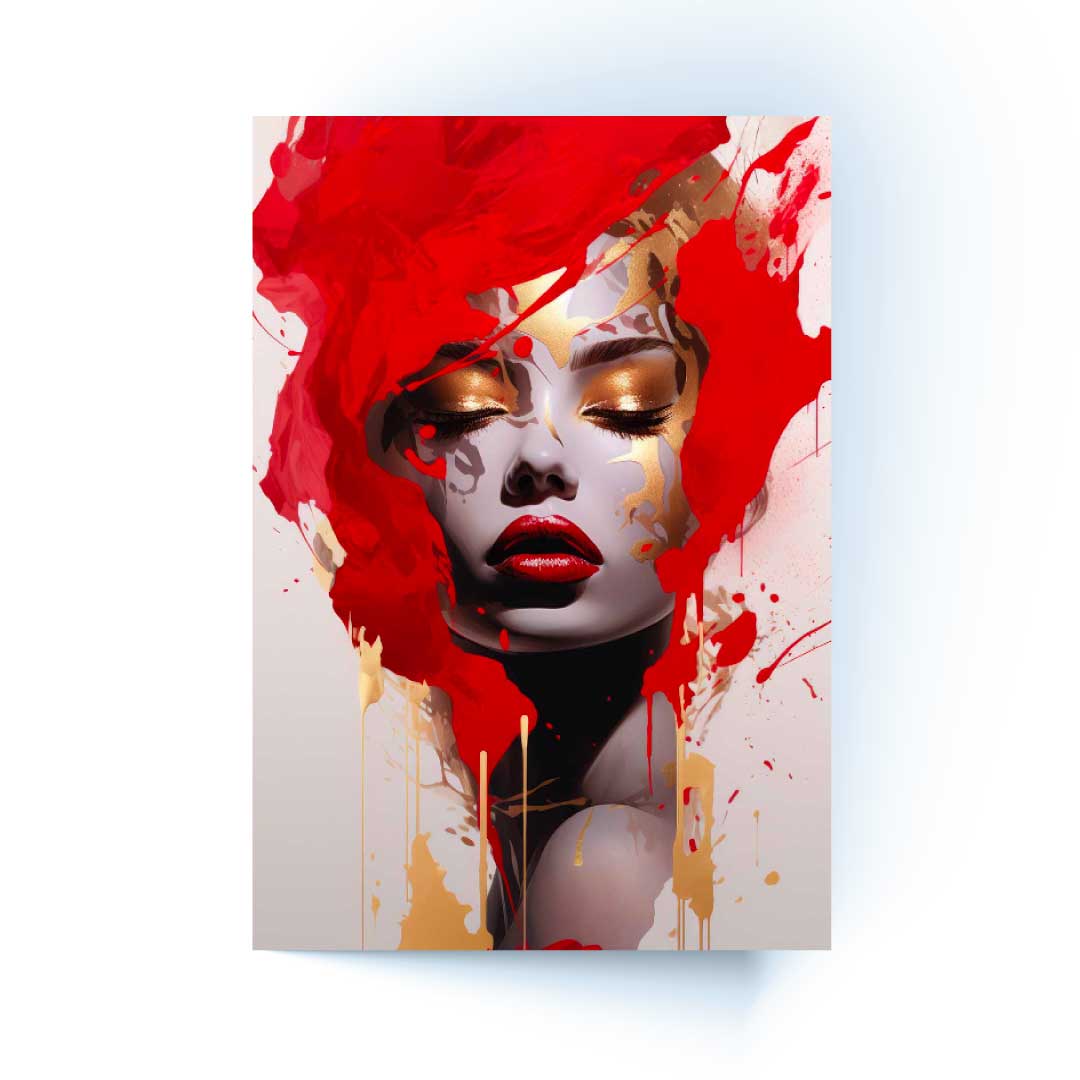 Flame of Passion Acrylic Wall Art