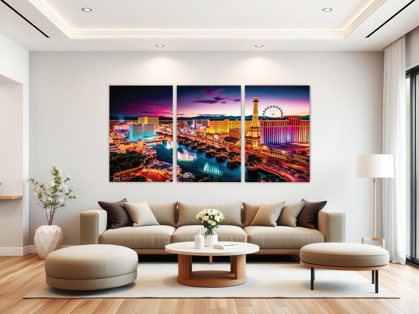 Vegas Glow Acrylic Wall Art