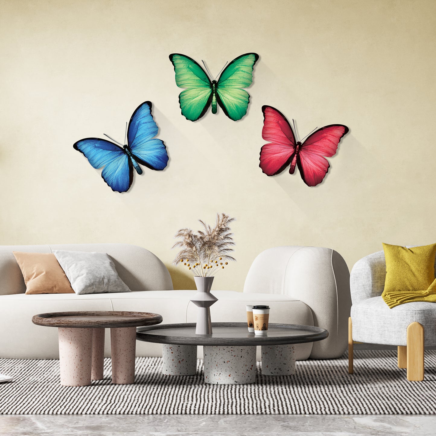 Acrylic Butterfly Garden Wall Art