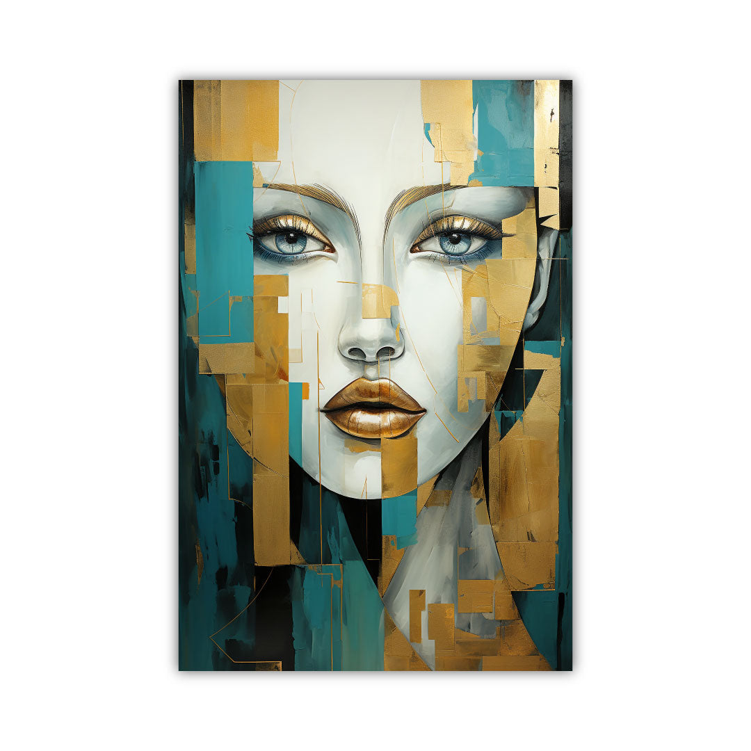 Turquoise Embrace Acrylic Wall Art