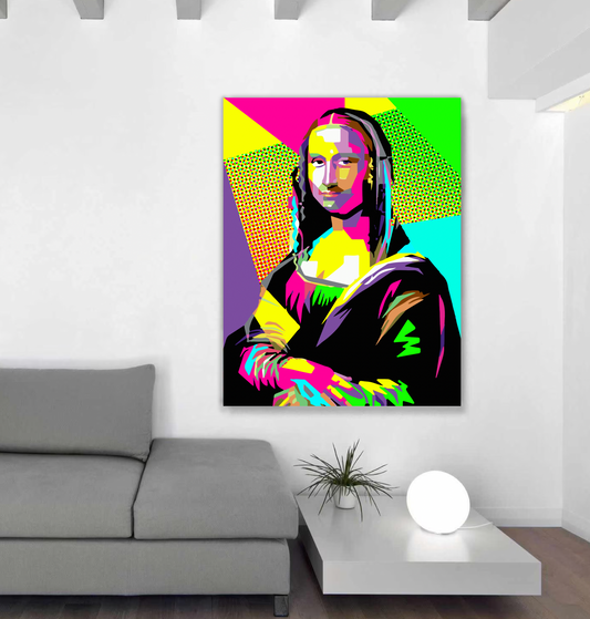 Pop Art Mona Acrylic Wall Art