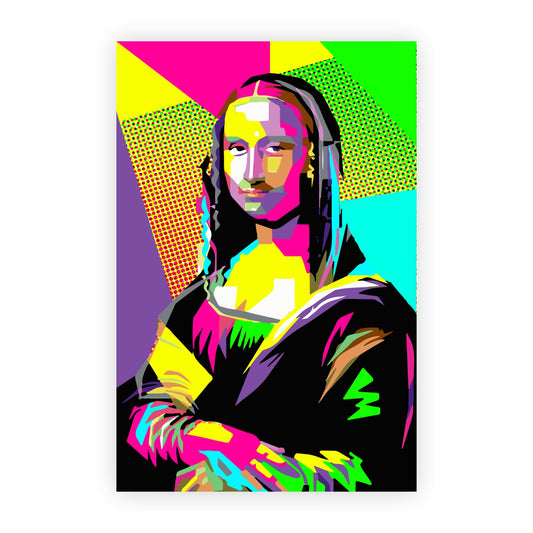 Pop Art Mona Acrylic Wall Art
