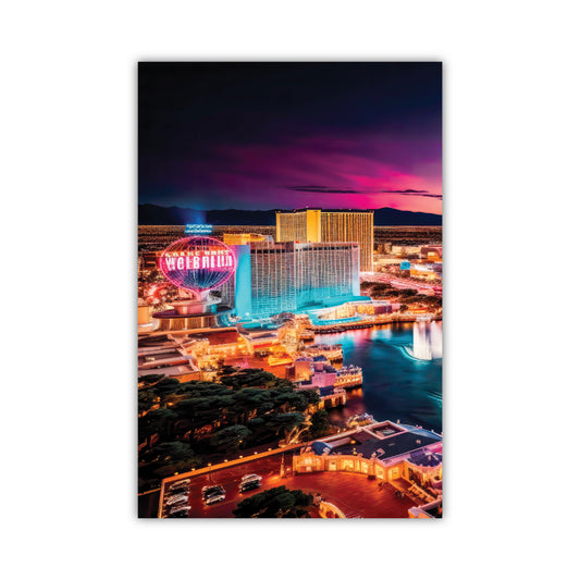Vegas Glow Acrylic Wall Art