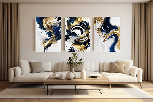 Cosmic Waves Acrylic Wall Art