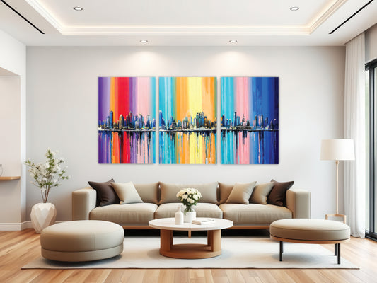 NYC Kaleidoscope Acrylic Wall Art