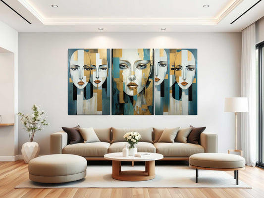 Turquoise Embrace Acrylic Wall Art