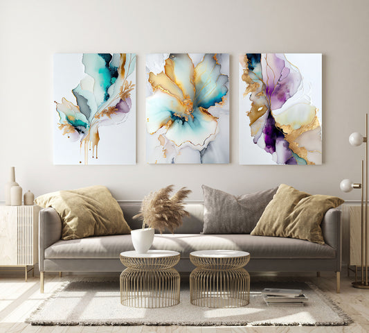 Blooming Essence Acrylic Wall Art