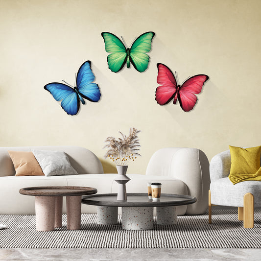 Acrylic Butterfly Garden Wall Art