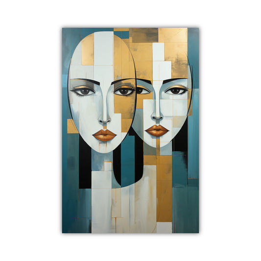 Turquoise Embrace Acrylic Wall Art