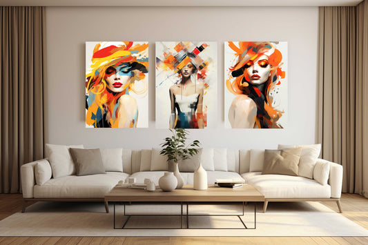 Chromatic Queens Acrylic Wall Art